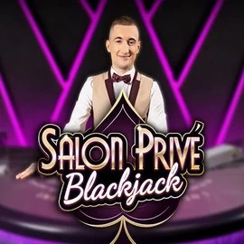 Blackjack Salon Privé slot icon by Ezugi, available at Spin Dog Casino