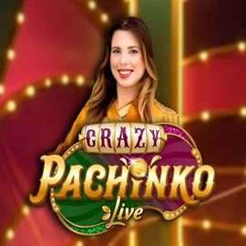 Enjoy Crazy Pachinko by Evolution – logo hosted on spindogscasino.net