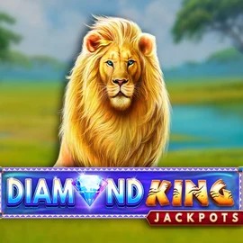 Official Jackpots logo: Diamond King Jackpots by SpinPlay Games at Spin Dog Casino