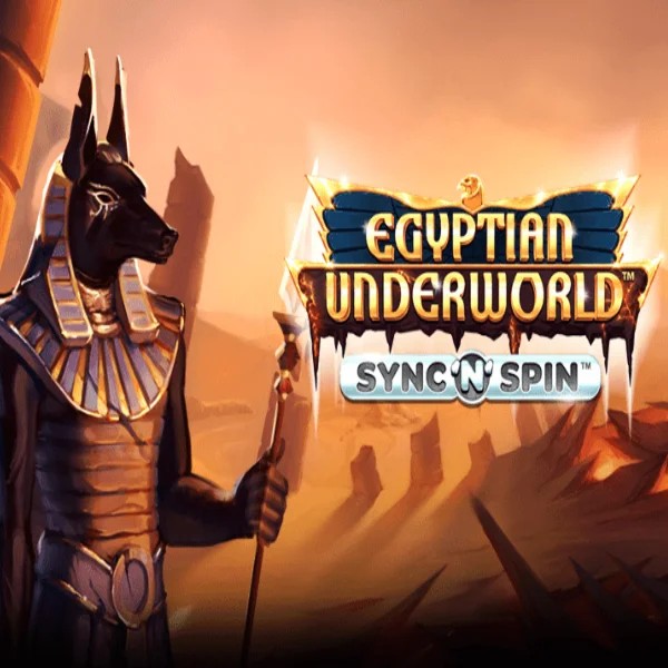 Egyptian Underworld slot logo by Greentube at Spin Dog Casino