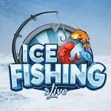 Ice Fishing Live logo – Live Casino by Evolution at Spin Dog Casino