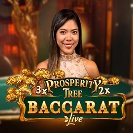 Official Live Casino logo: Prosperity Tree Baccarat by Evolution at Spin Dog Casino