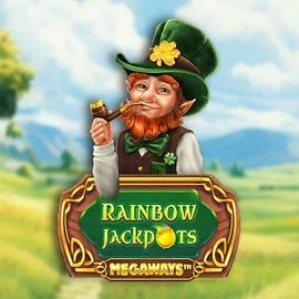 Rainbow Jackpots Megaways logo by Red Tiger Gaming Spin Dog Casino