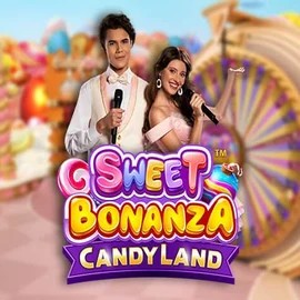 Sweet Bonanza Candy Land Live slot logo by Pragmatic Play at Spin Dog Casino