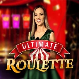 Ultimate Roulette logo – Live Casino by Ezugi at Spin Dog Casino