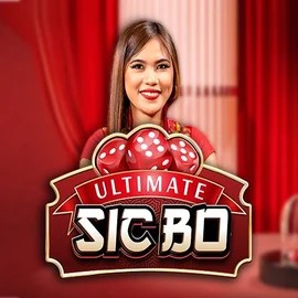 Ultimate Sic Bo slot logo by Ezugi at Spin Dog Casino
