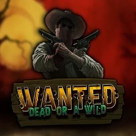 Wanted Dead or a Wild by Hacksaw Gaming, showcased at spindogscasino.net – game logo